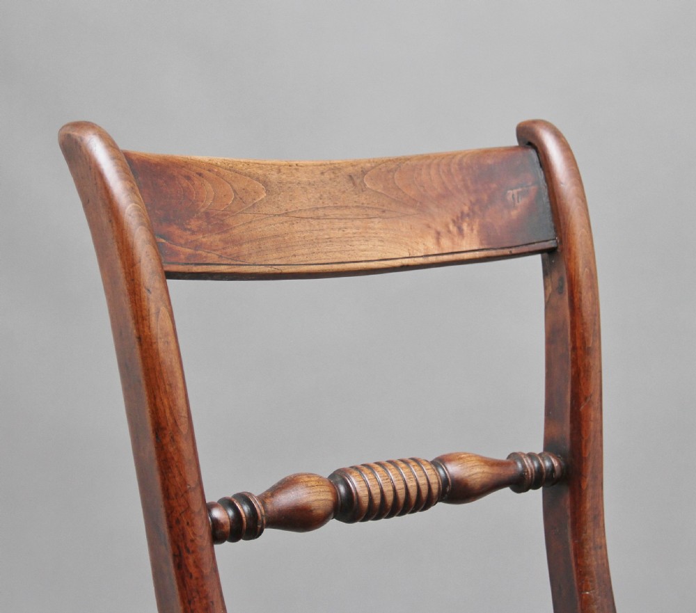 Early 19th Century elm and ash side chair View VII