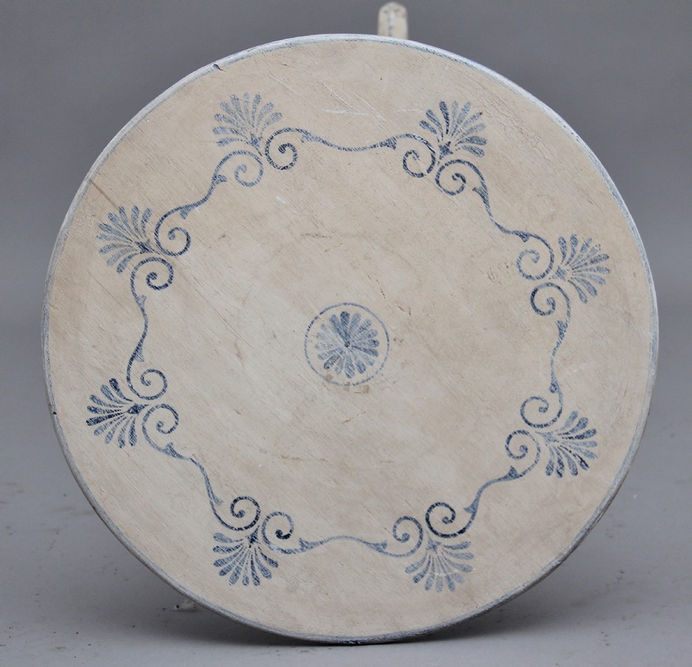 Decorative early 20th Century painted tripod table View IV
