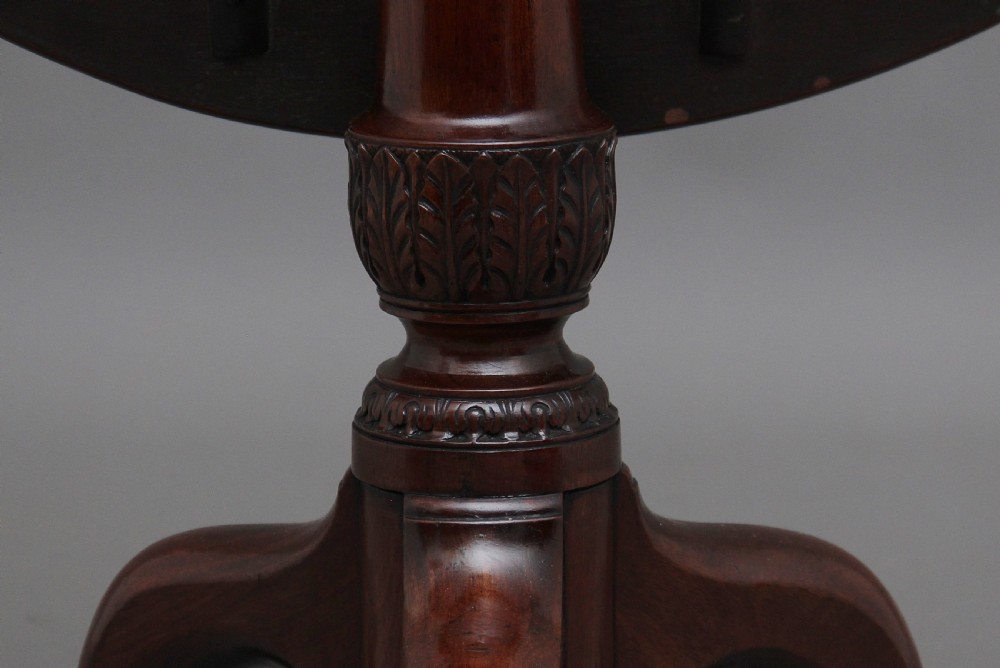 18th Century mahogany tripod table View VIII
