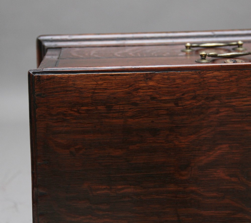Early 19th Century oak chest View VIII