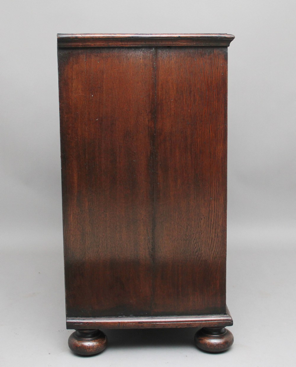 18th Century oyster wood chest of drawers View IV