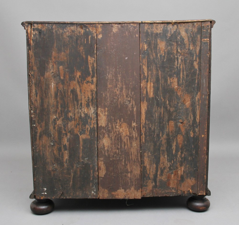 18th Century oyster wood chest of drawers View V