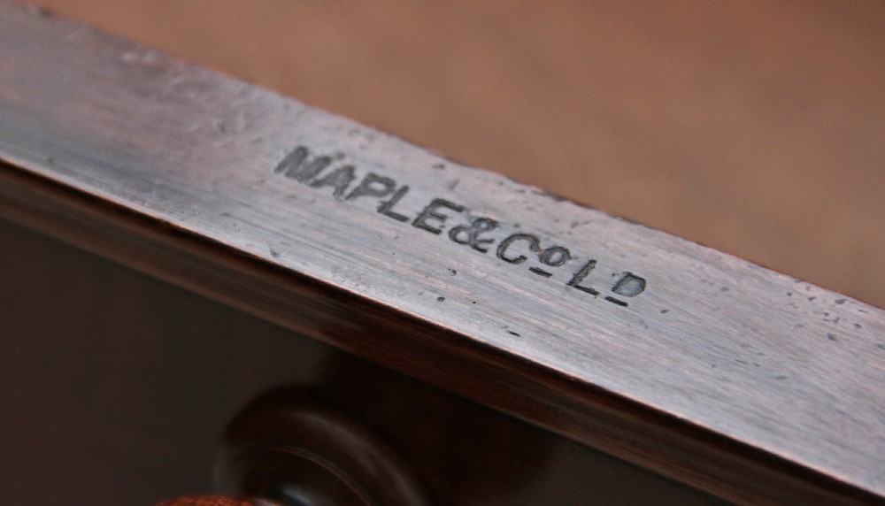Early 19th Century mahogany partners desk View XIII