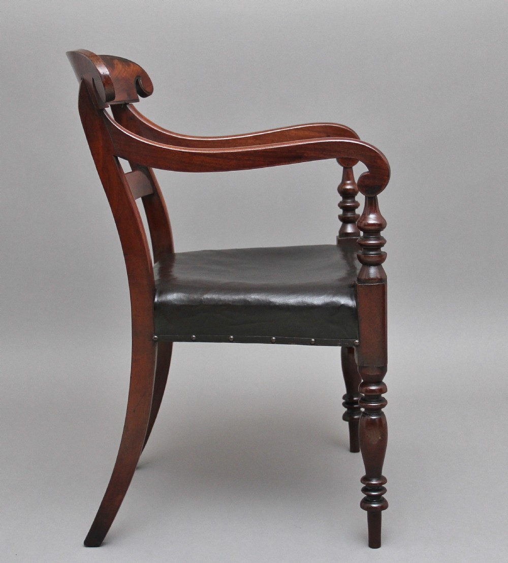 19th Century mahogany armchair View II