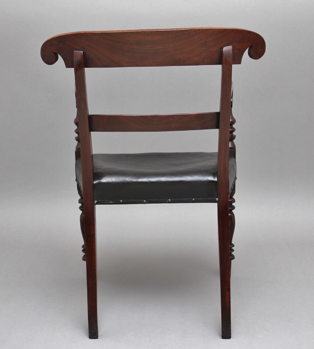19th Century mahogany armchair View III