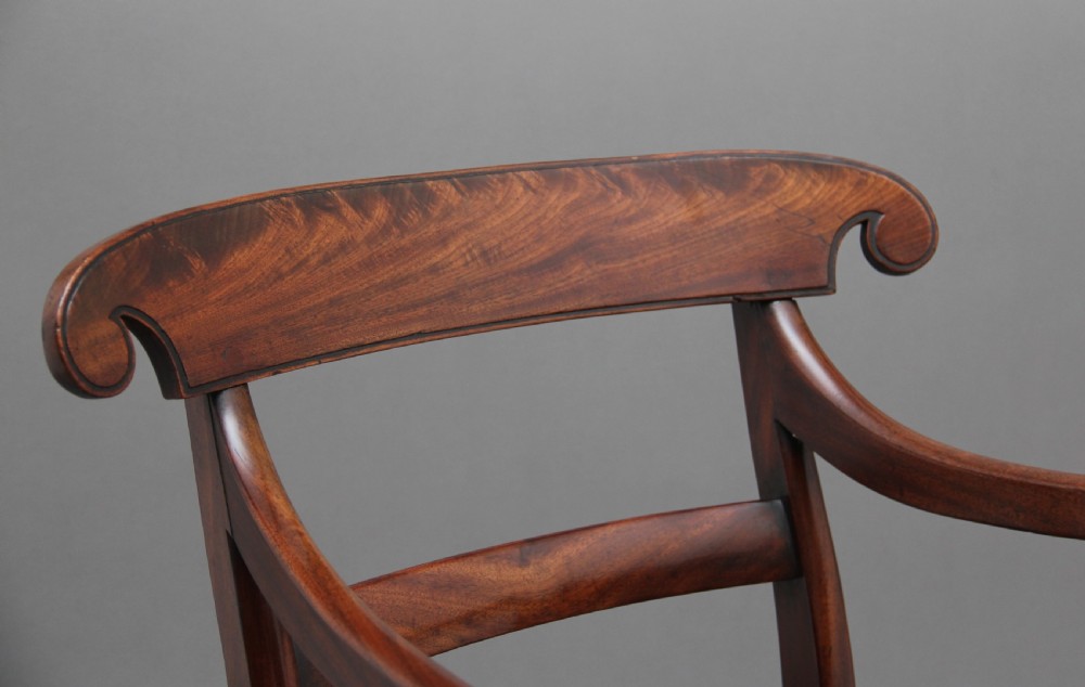 19th Century mahogany armchair View VI