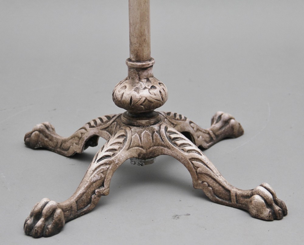 19th Century brass and mahogany reading stand View VIII