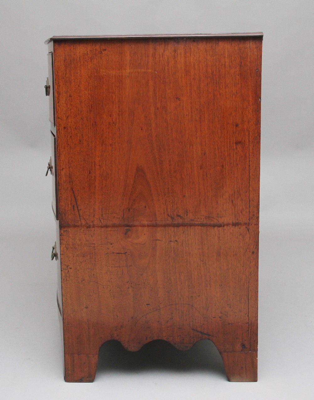 Early 19th Century mahogany bowfront chest View VII