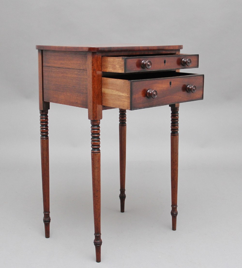 Early 19th Century mahogany side table View II