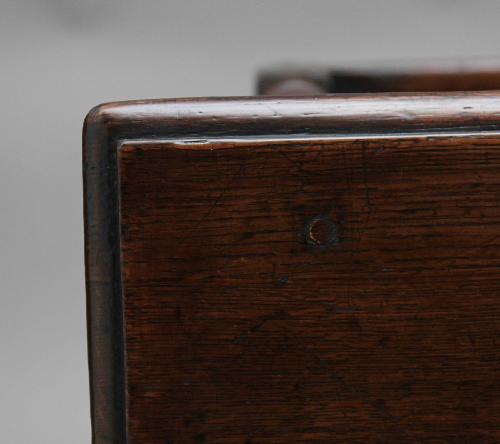 Early 18th Century oak side table View VIII