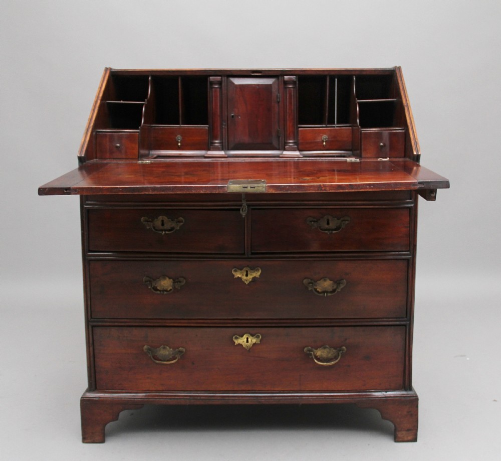 18th Century walnut bureau View II