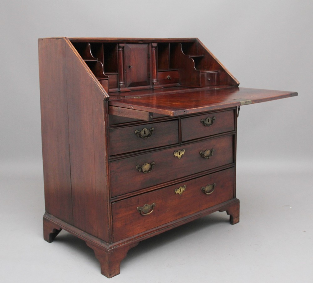 18th Century walnut bureau View V