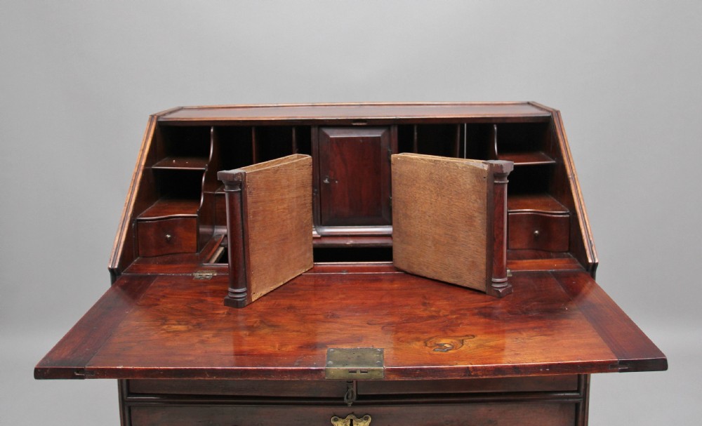 18th Century walnut bureau View XVI