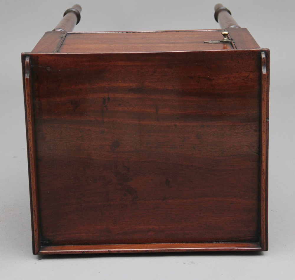 Early 19th Century mahogany bedside cabinet View VI