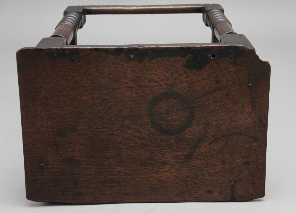 Early 18th Century oak joint stool View VII
