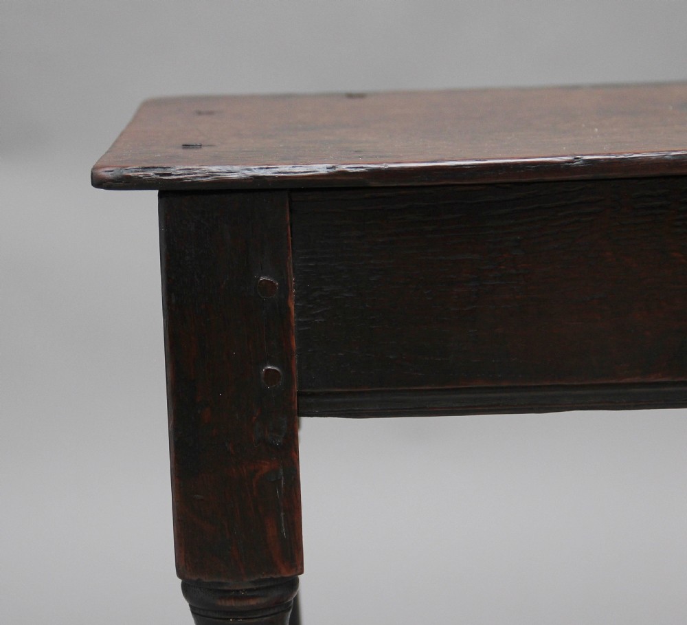 Early 18th Century oak joint stool View VIII