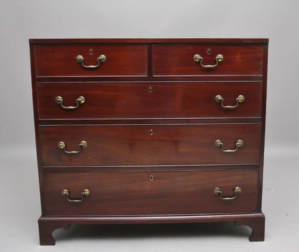 18th Century mahogany chest of drawers