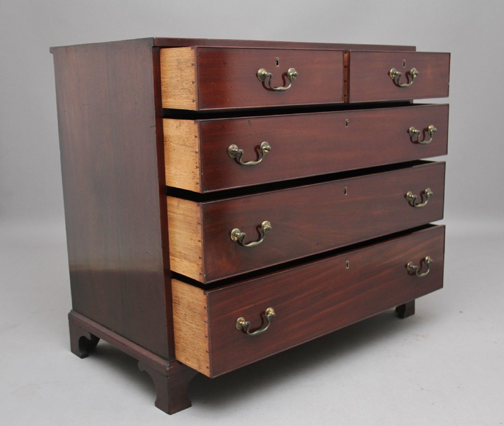 18th Century mahogany chest of drawers View III