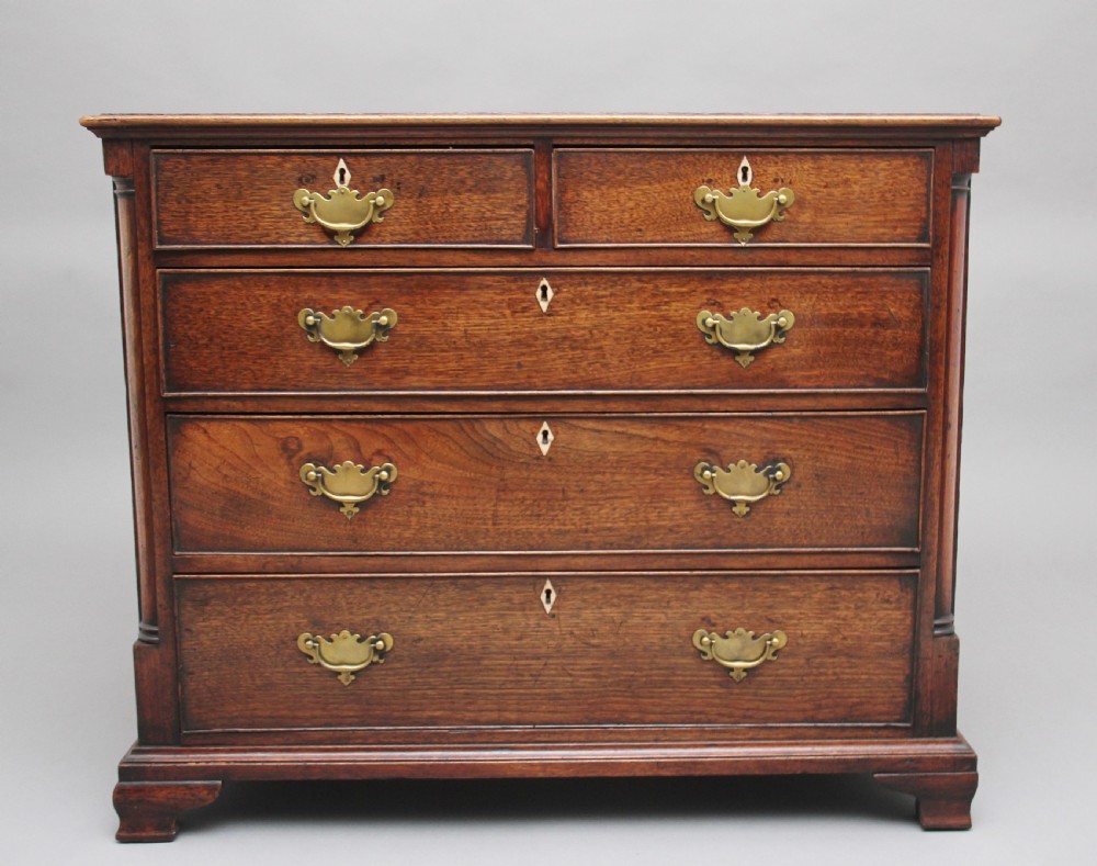 18th Century oak chest of drawers