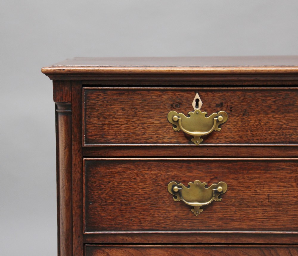 18th Century oak chest of drawers View VIII