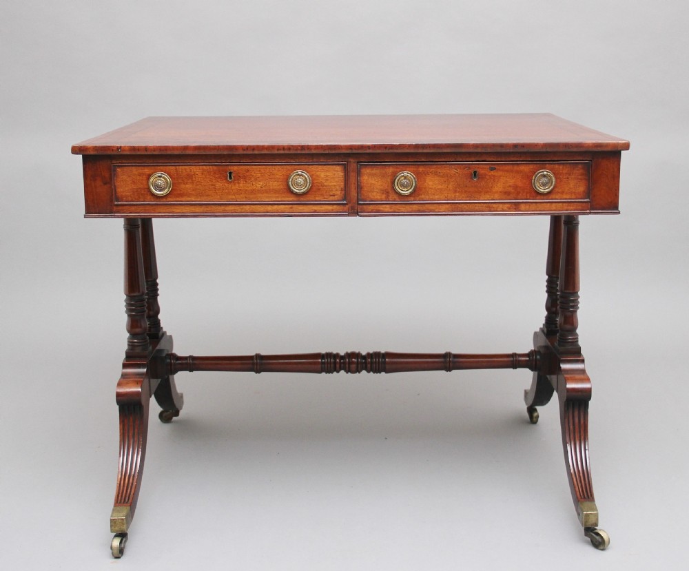 Early 19th Century mahogany library table View III