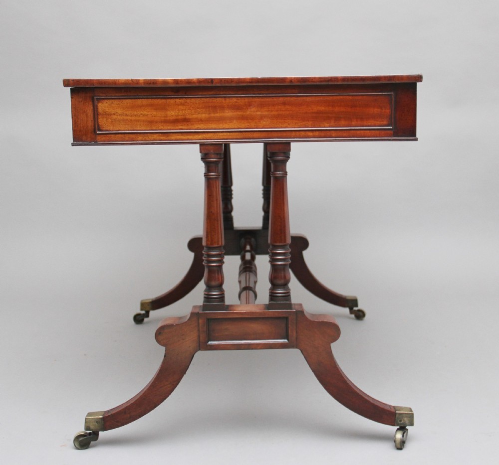 Early 19th Century mahogany library table View VII