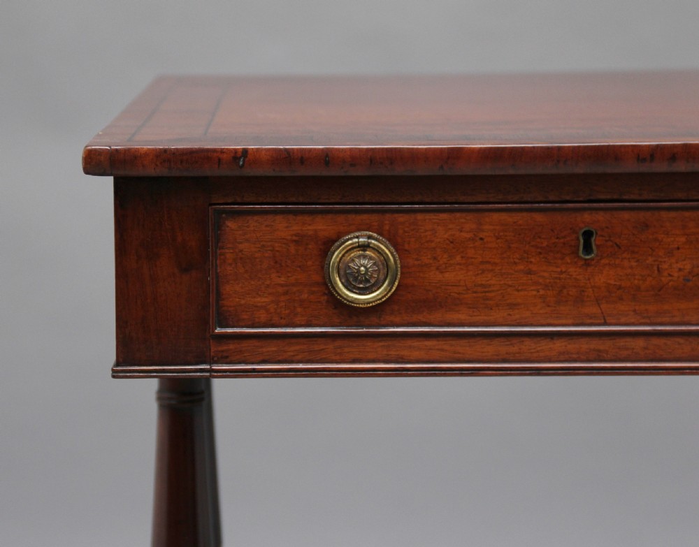 Early 19th Century mahogany library table View X