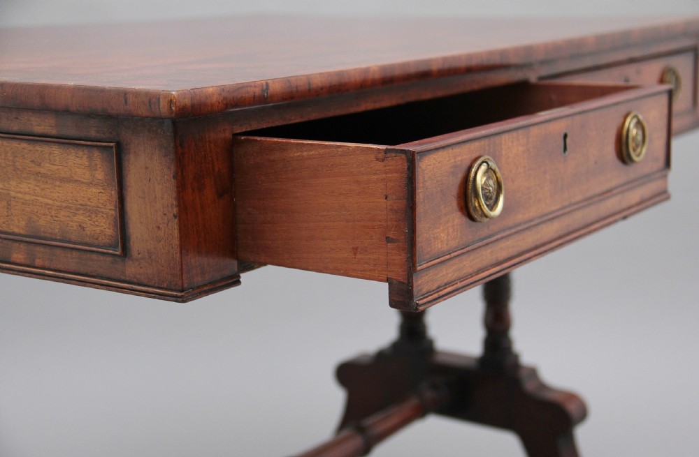 Early 19th Century mahogany library table View XI
