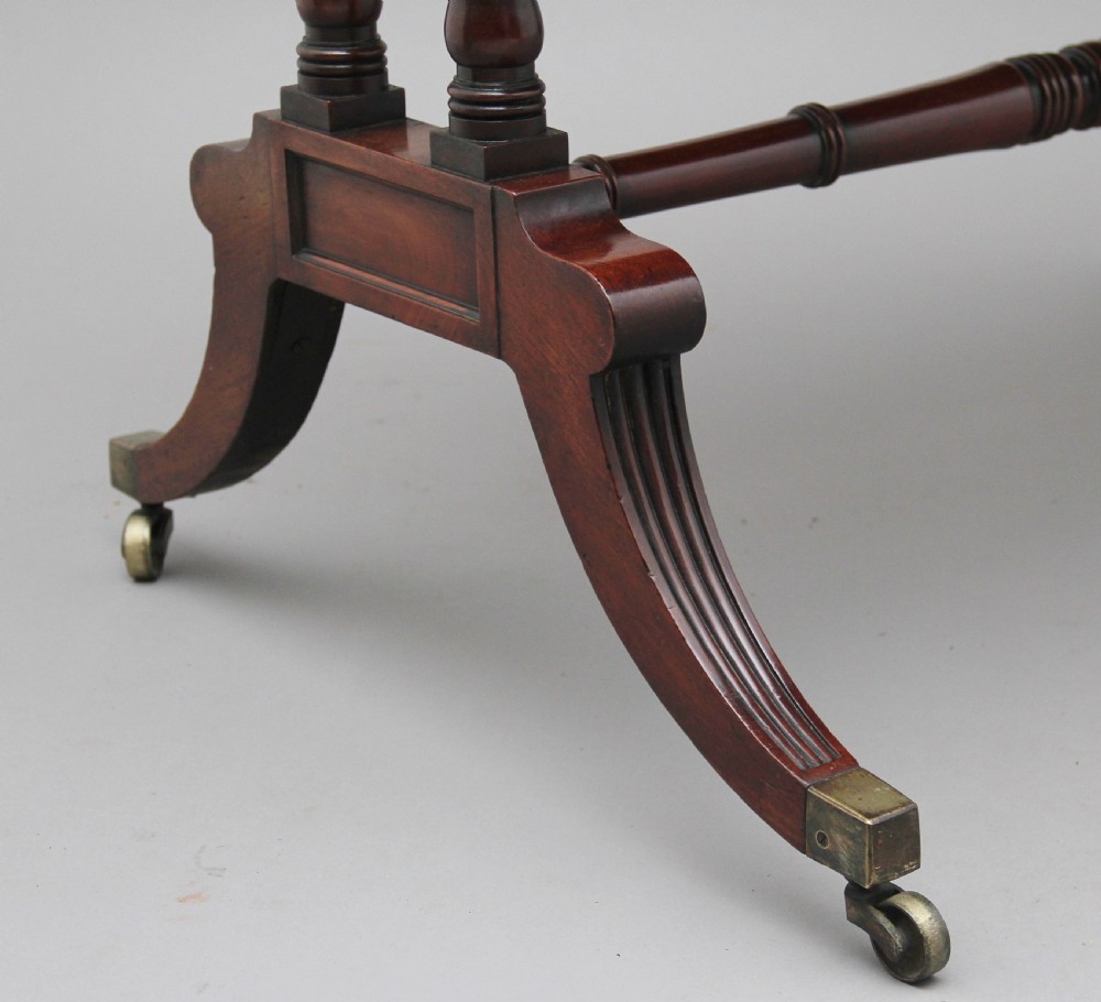 Early 19th Century mahogany library table View XII