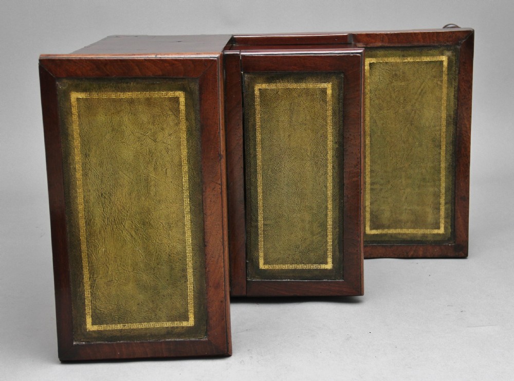 19th Century mahogany library steps View VII