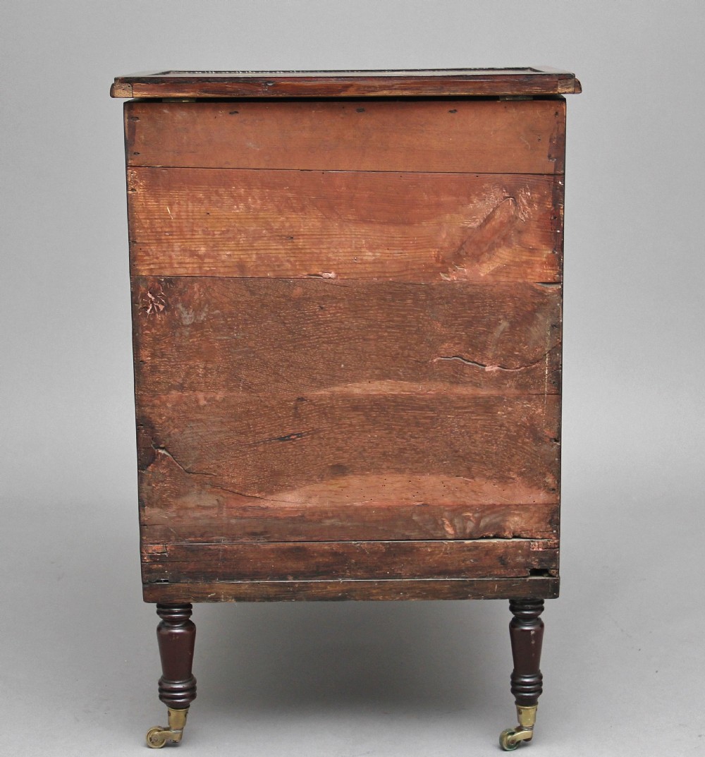19th Century mahogany library steps View VIII
