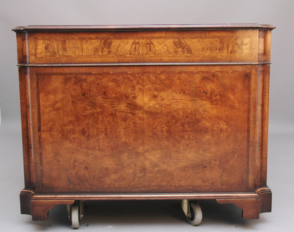 Early 20th Century burr walnut desk View IX