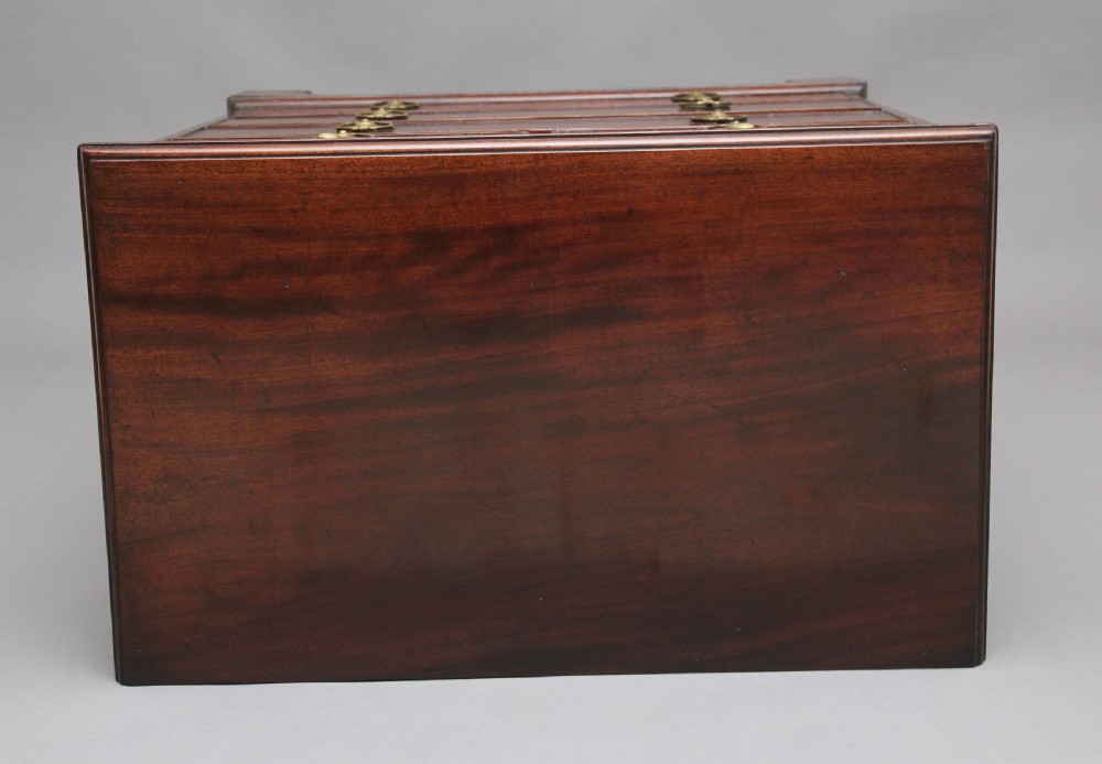 18th Century mahogany chest with slide View VIII