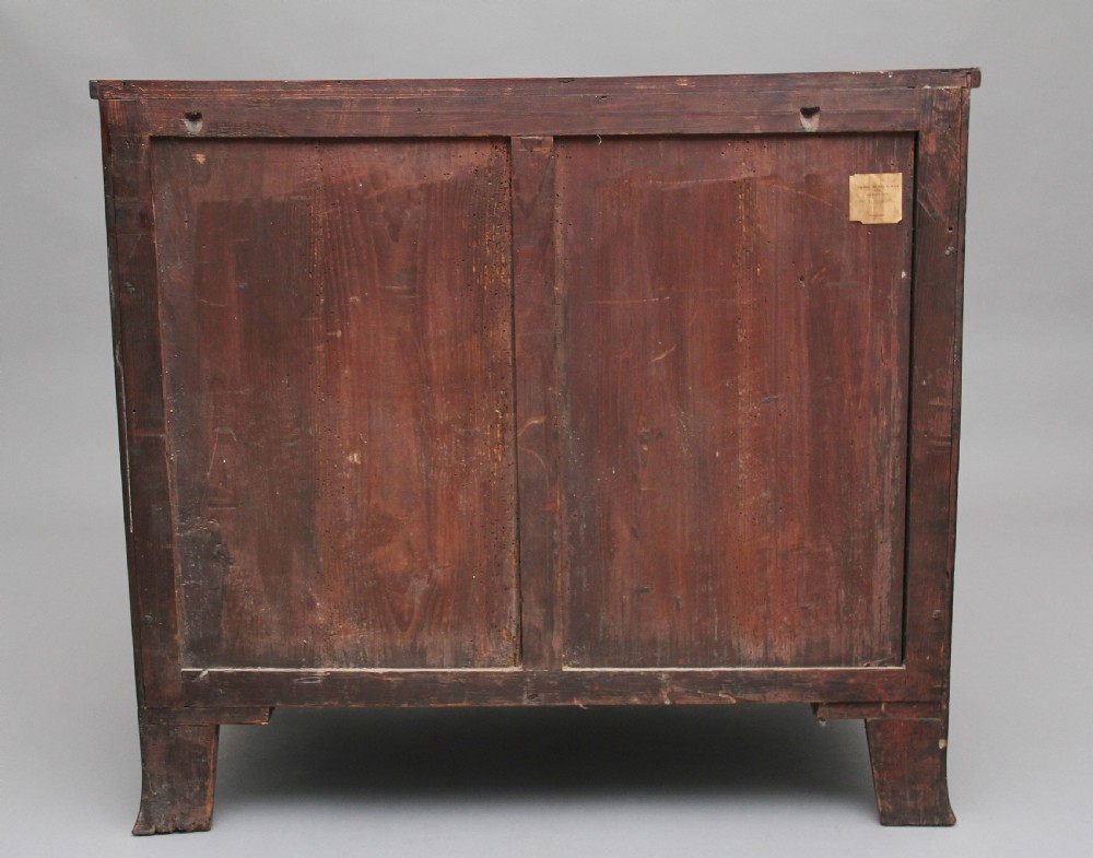 Early 19th Century mahogany bowfront chest with slide View VI
