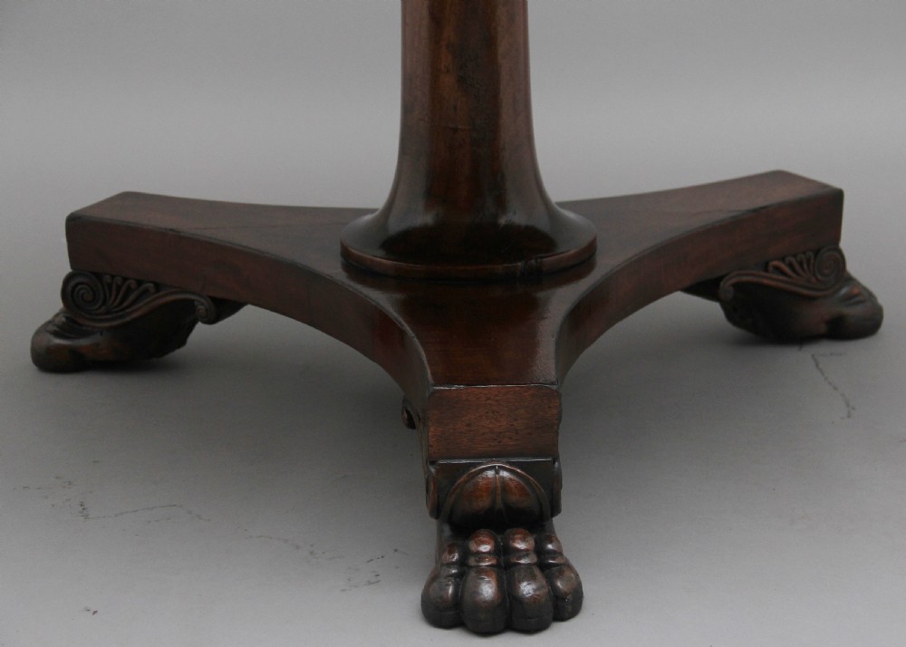 Early 19th Century mahogany drum table View VII