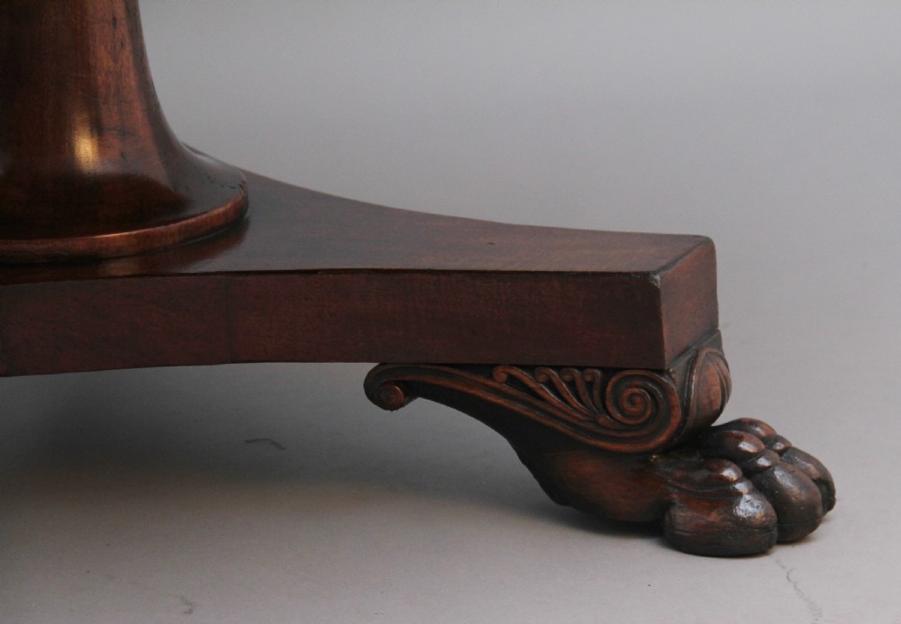Early 19th Century mahogany drum table View VIII