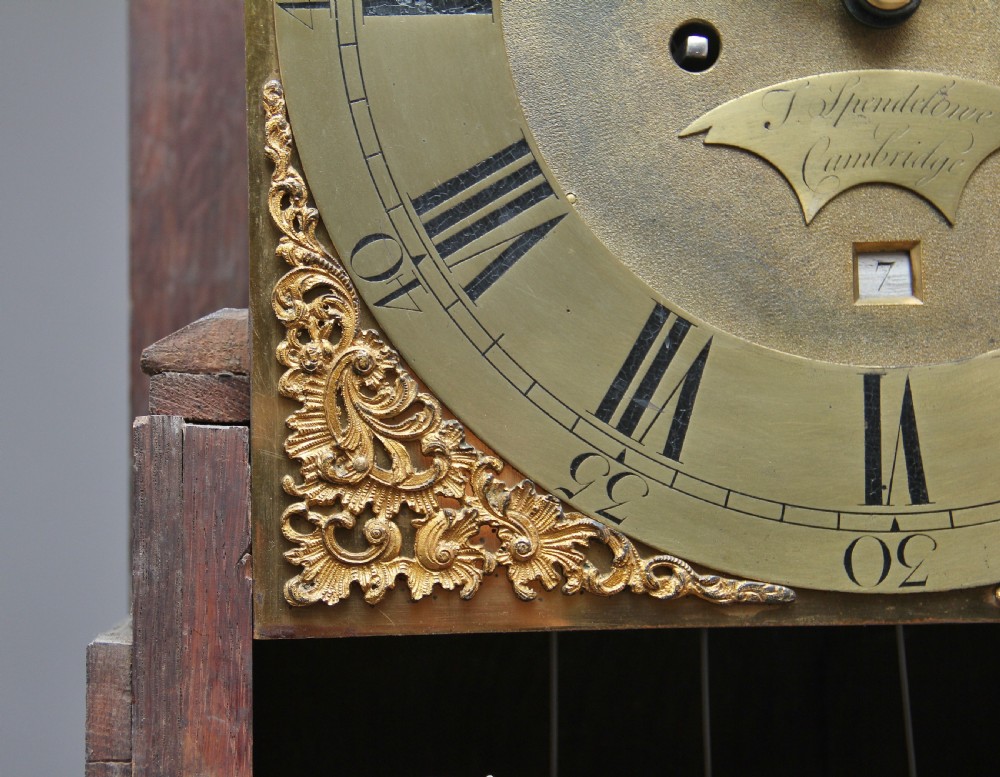 18th Century oak long case clock View VI