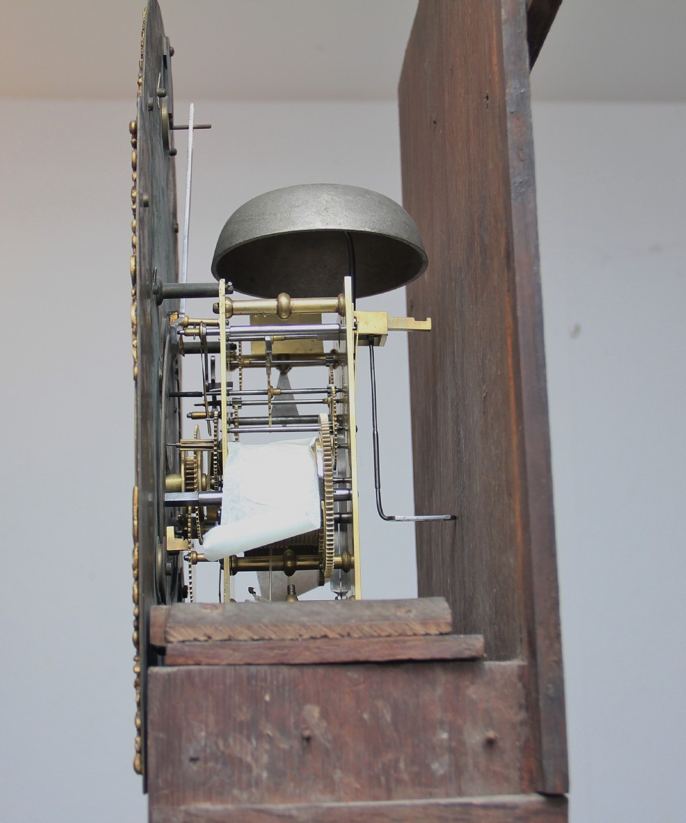 18th Century oak long case clock View VII