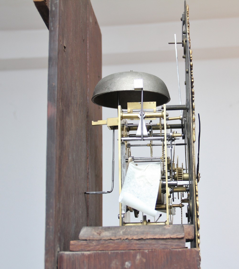 18th Century oak long case clock View VIII