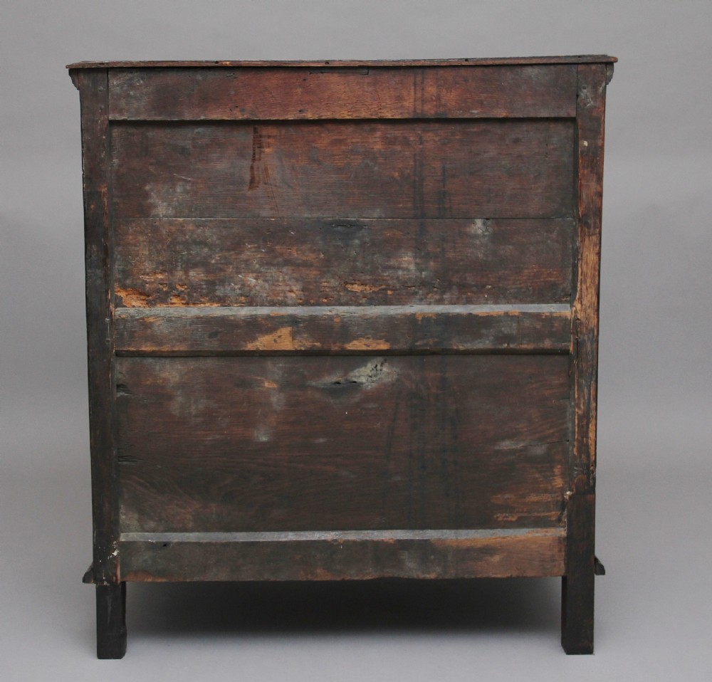Mid 18th Century oak moulded front chest of drawers View V