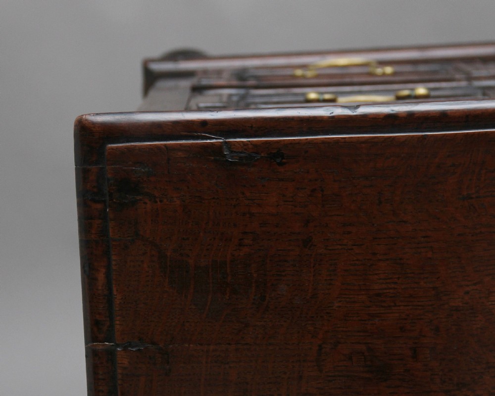 Mid 18th Century oak moulded front chest of drawers View VIII