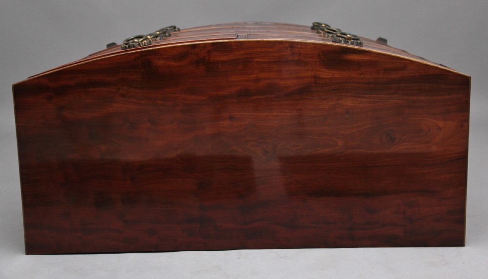 19th Century flame mahogany bowfront chest of drawers View VII