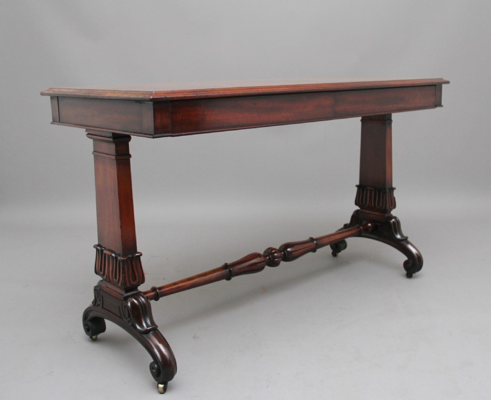 Early 19th Century mahogany library table