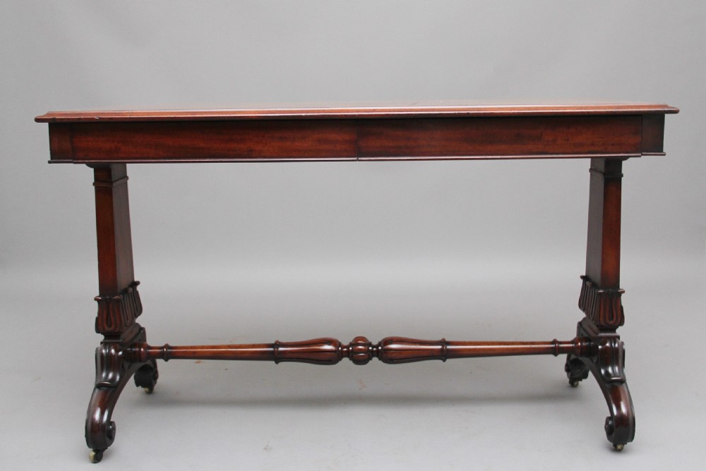Early 19th Century mahogany library table View III
