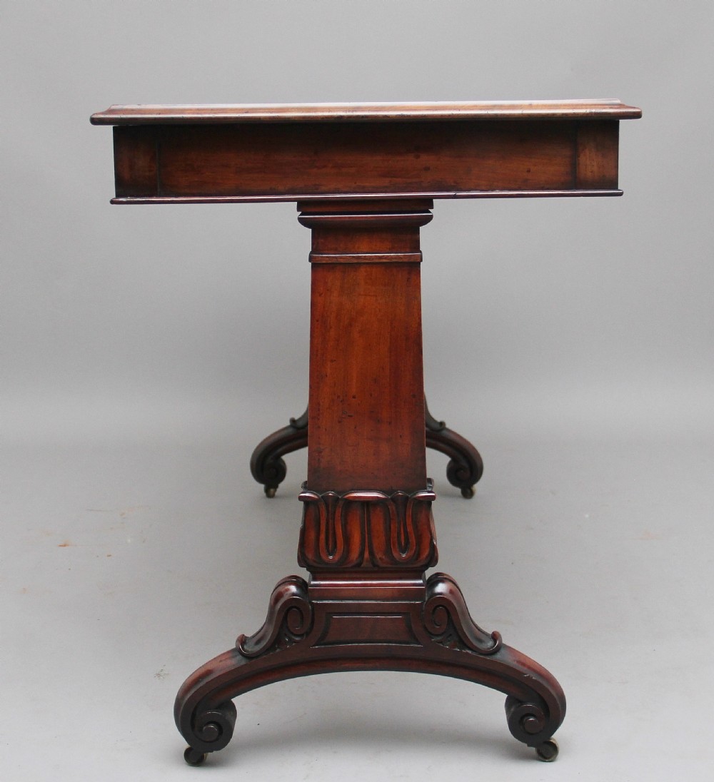Early 19th Century mahogany library table View IV