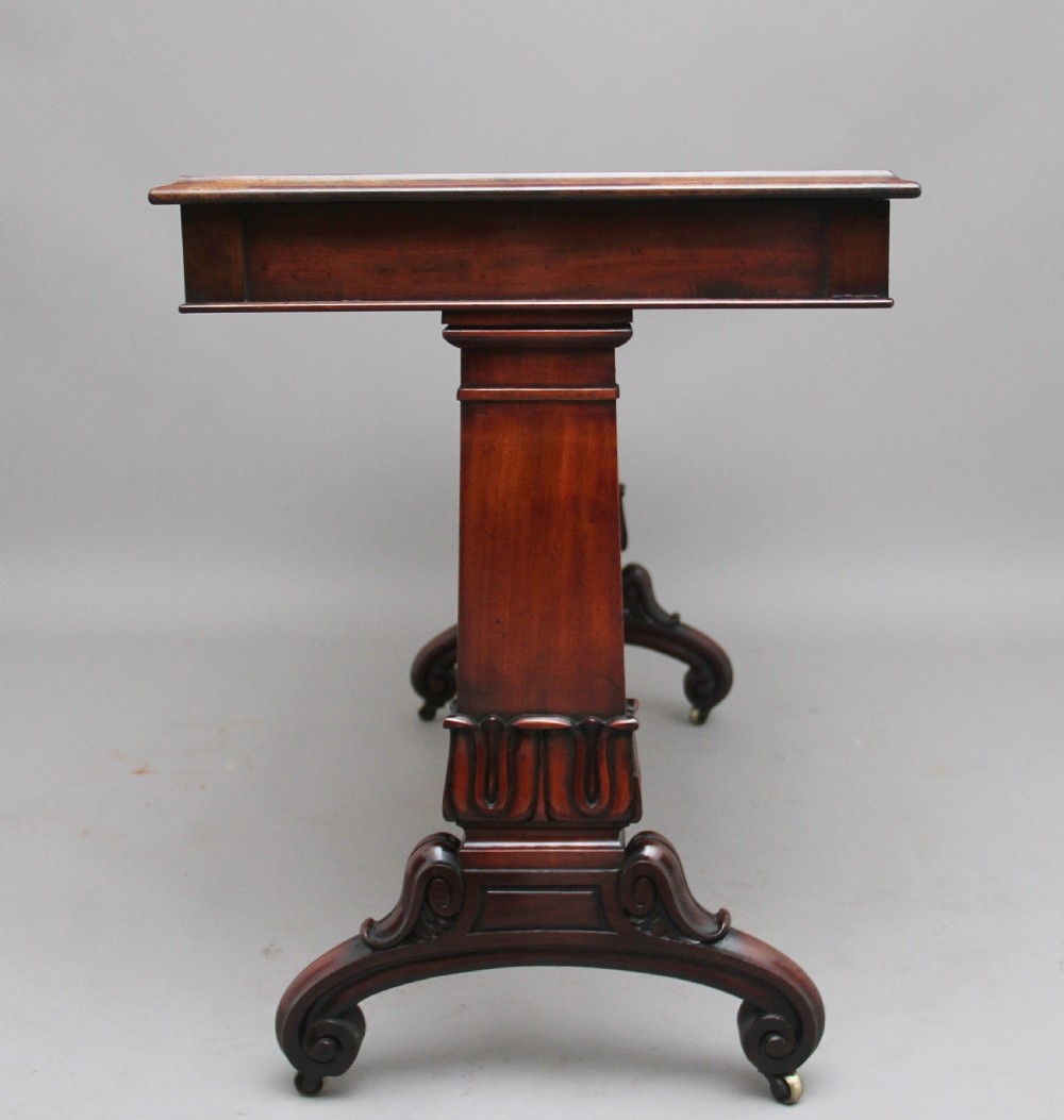 Early 19th Century mahogany library table View VIII