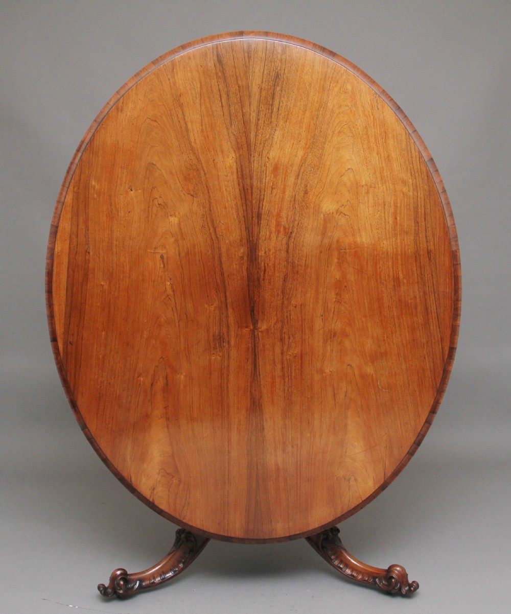 19th Century rosewood breakfast table