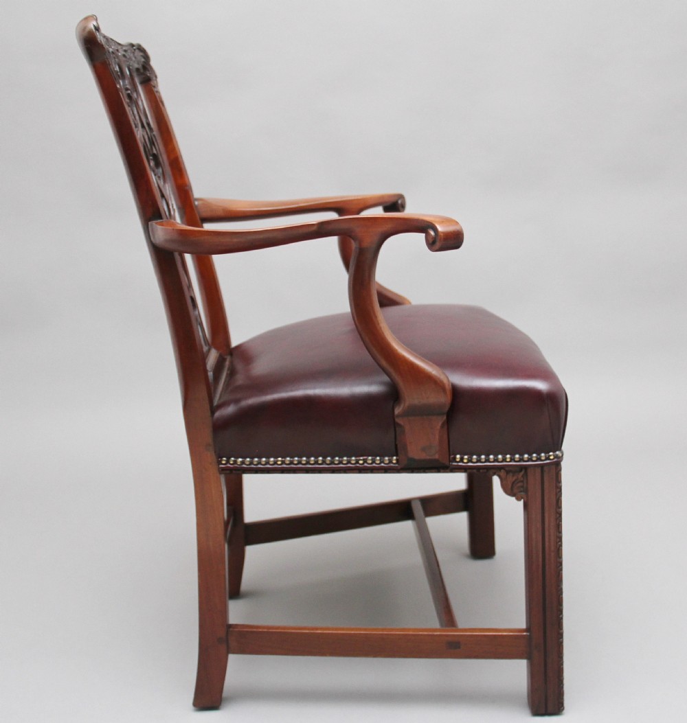19th Century mahogany Chippendale style chair View II