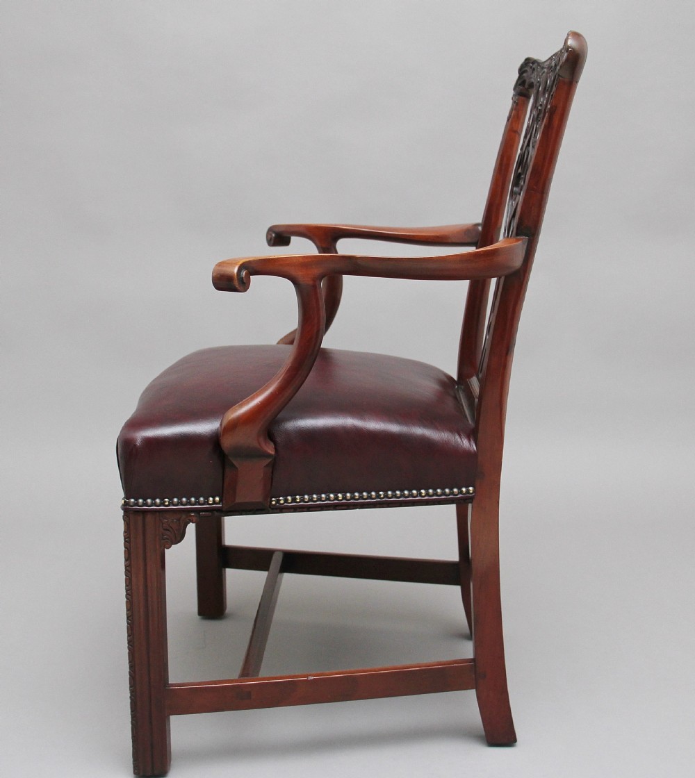 19th Century mahogany Chippendale style chair View IV