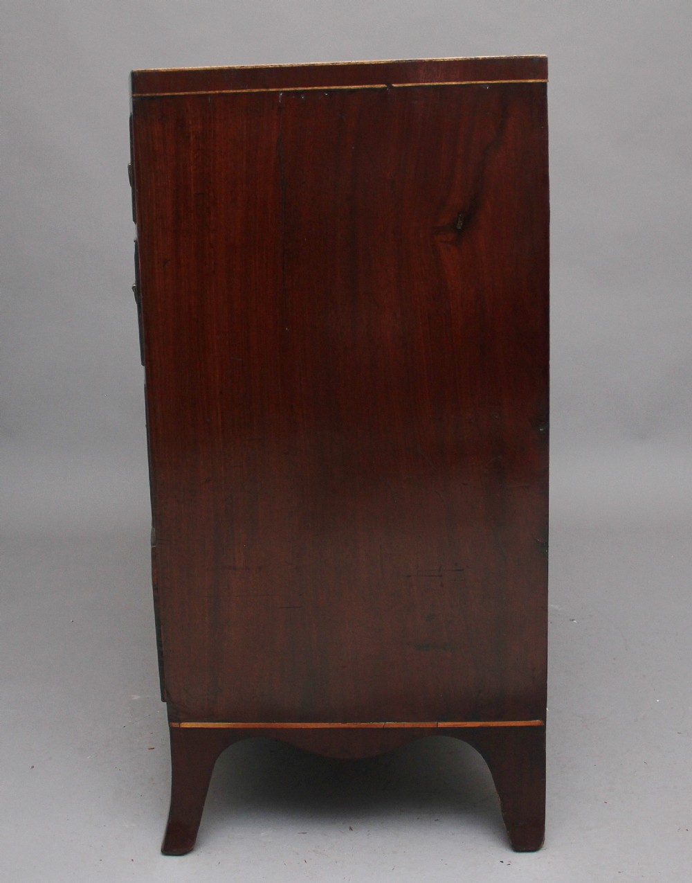 Early 19th Century mahogany bowfront chest of drawers View VI
